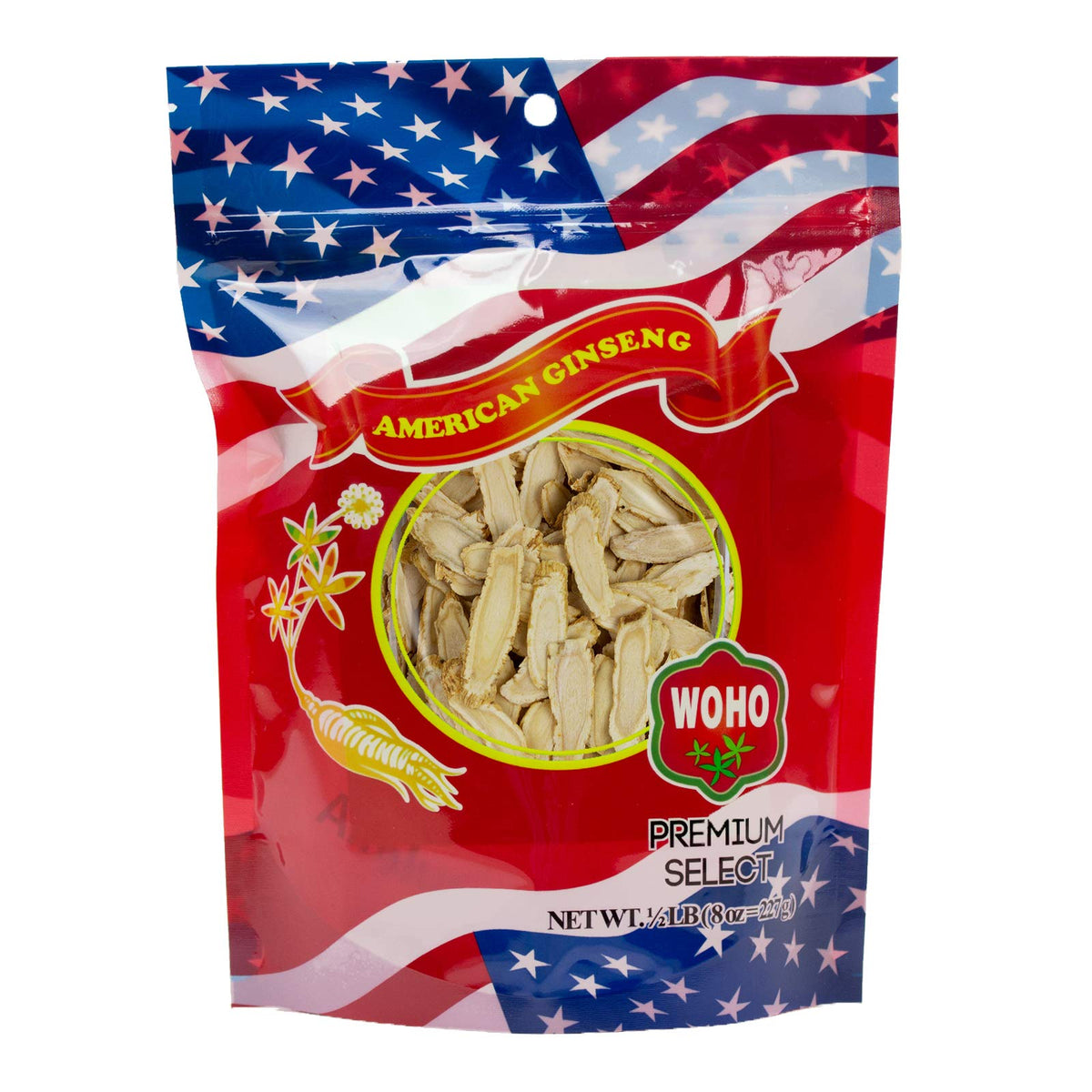 Woho American Ginseng Medium Slice - 8 oz