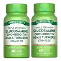 Nature's Truth Triple Strength Glucosamine Chondroitin MSM - 120 Caplets