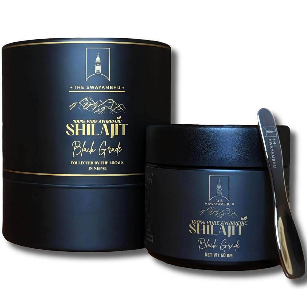 The Swayambhu Himalayan Shilajit Resin Black Grade - 60g