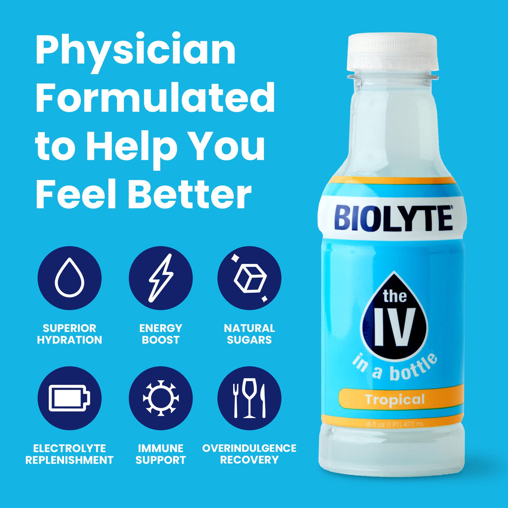 BIOLYTE Electrolyte Drink for Rapid Hydration - 12-Pack - image 3