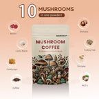MARGXO Mushroom Coffee 10-Mushroom Extract Blend - 30 Servings - image 2