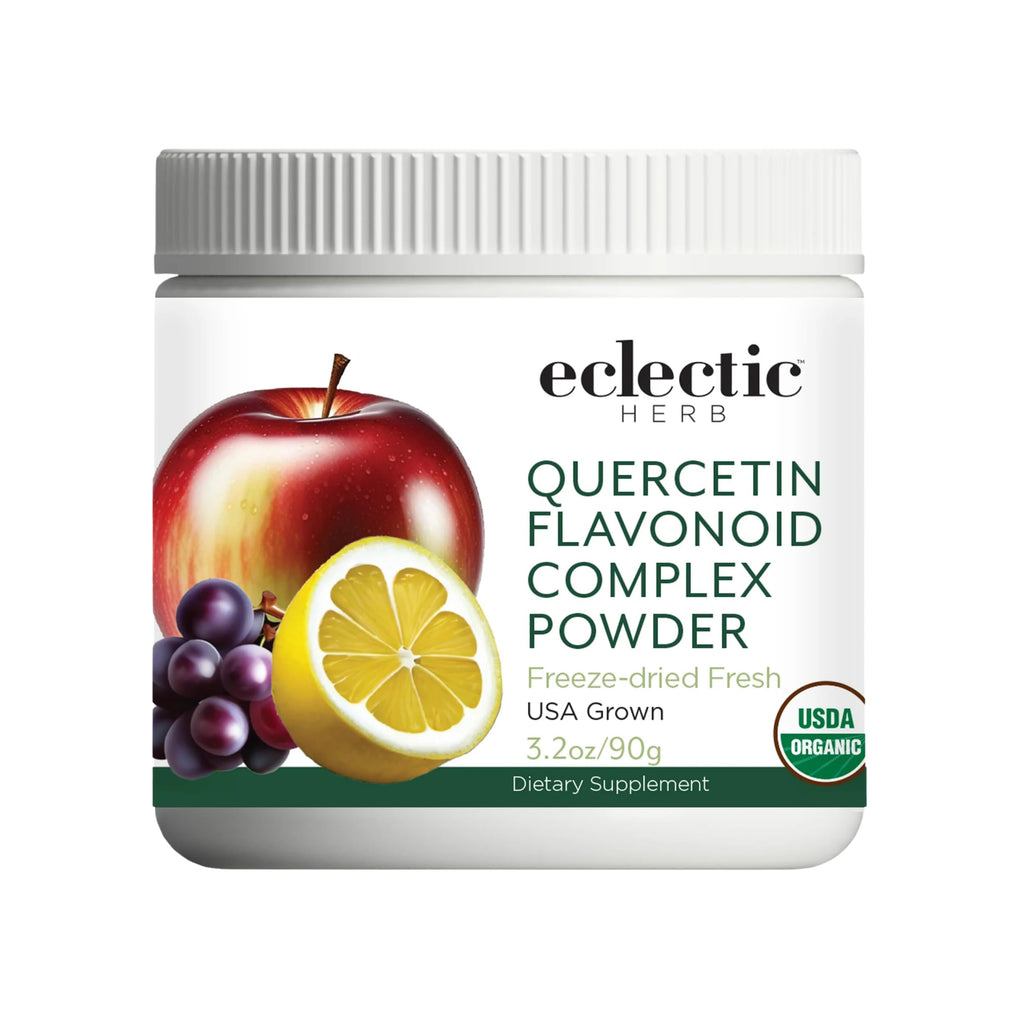 Eclectic Institute Raw Quercetin Flavonoid Complex Powder - 3.2 oz