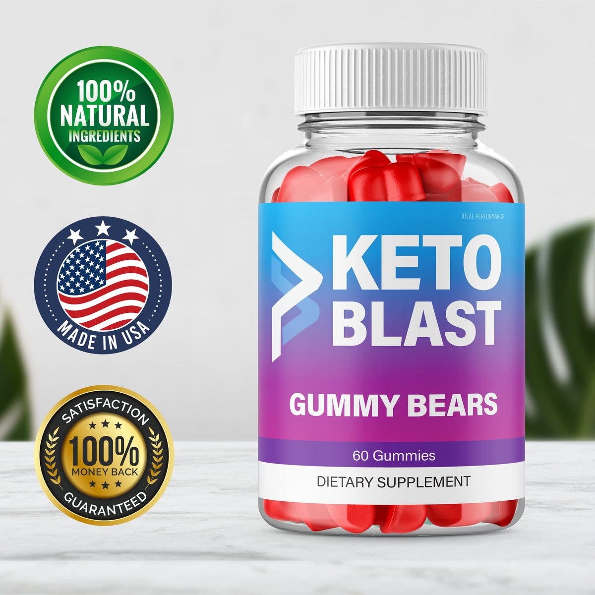 IDEAL PERFORMANCE Blast Keto ACV Gummies - 180 Count - image 5