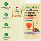 ChildLife Essentials ChildBiotics with Colostrum Probiotics - 92 Tablets - image 4
