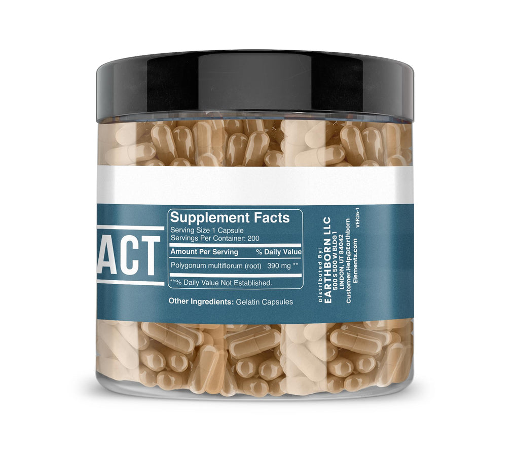 Earthborn Elements Fo-Ti Extract - 200 Capsules - image 4