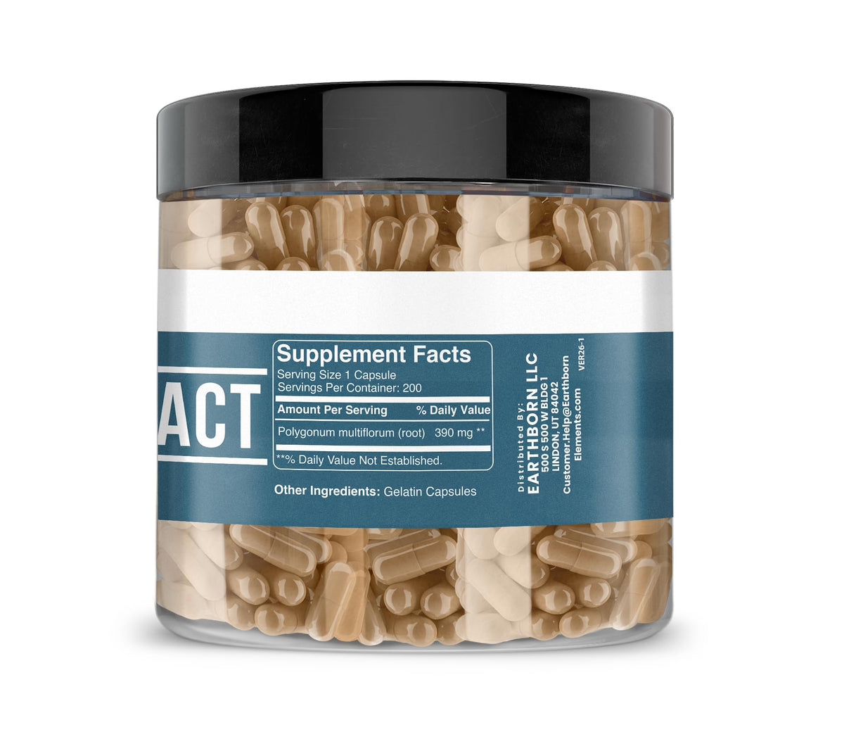 Earthborn Elements Fo-Ti Extract - 200 Capsules - image 4