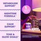 Obvi Collagenic Burn PM Collagen Peptides for Sleep - 90 Capsules - image 3