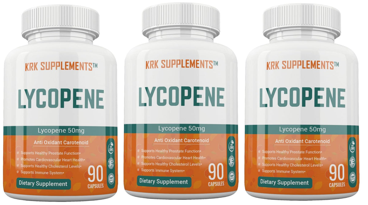KRK SUPPLEMENTS Lycopene 50mg Antioxidant - 270 Capsules