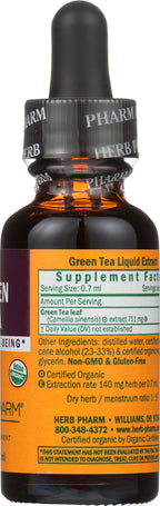 Herb Pharm Certified Organic Green Tea Liquid Extract - 1 Fl Oz - image 6