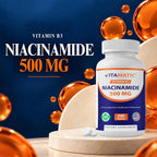 Vitamatic Niacinamide 500 mg Vitamin B3 for Energy - 240 Tablets - image 6