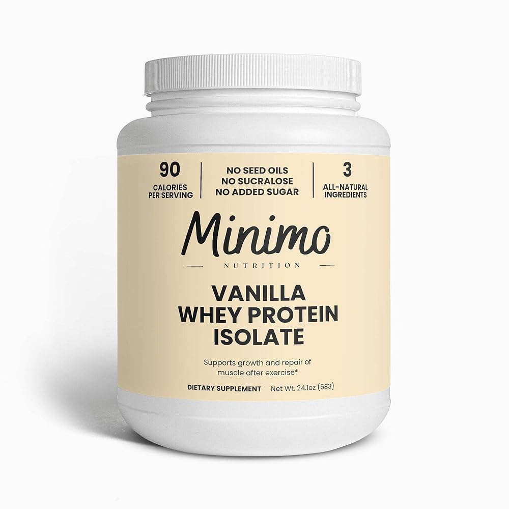 Minimo Nutrition Whey Isolate Protein Powder
