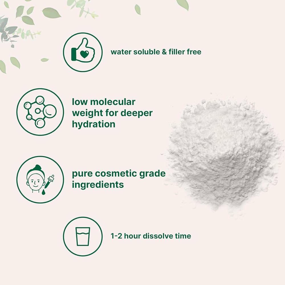 Micro Ingredients Hyaluronic Acid Serum Powder - 100g - image 4
