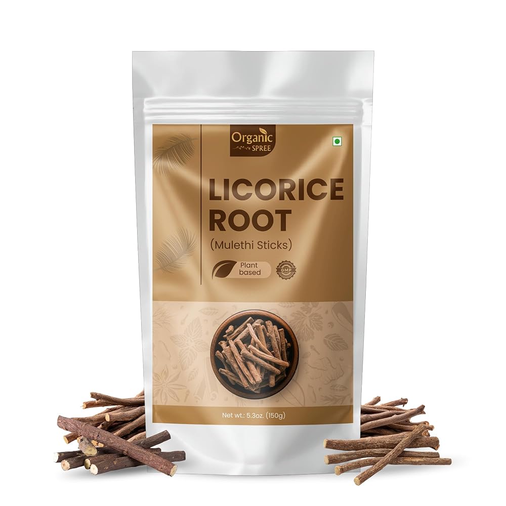ORGANIC SPREE Licorice - Mulethi Sticks - Pure and Natural