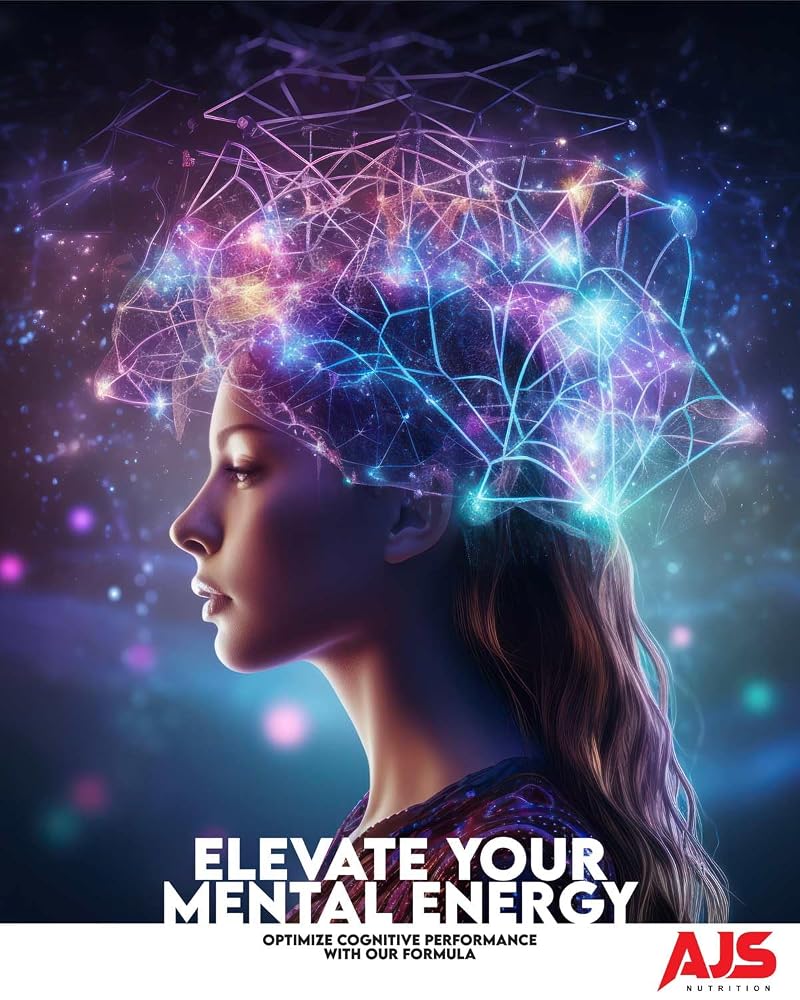 AJS Alpha GPC Nootropic Brain Supplement 90CT