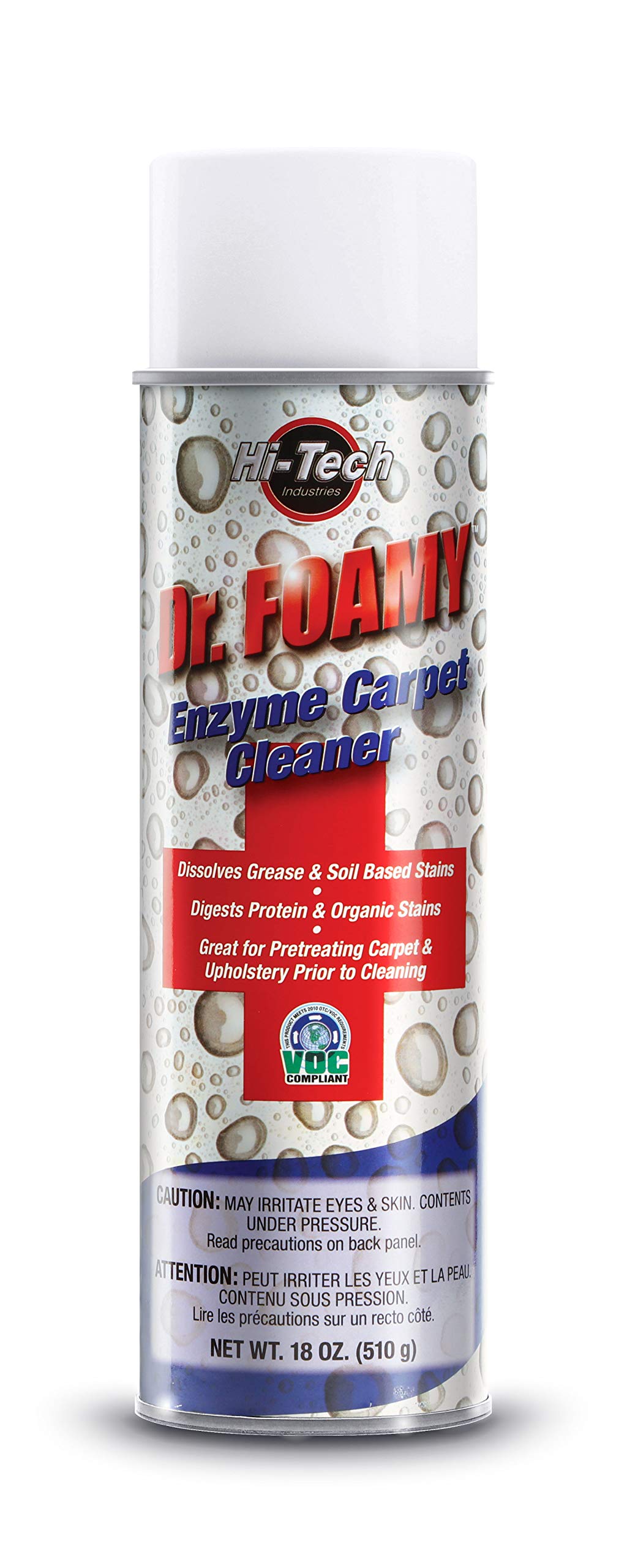 HI-TECH Dr. Foamy Enzyme Carpet Cleaner - 2 Cans