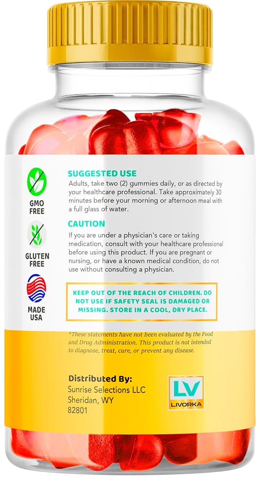 LIVORKA Speedy Keto ACV Gummies Apple Cider Vinegar - 120 Gummies - image 5