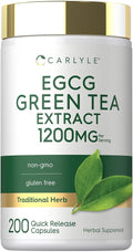 Carlyle EGCG Green Tea Extract - 200 Capsules