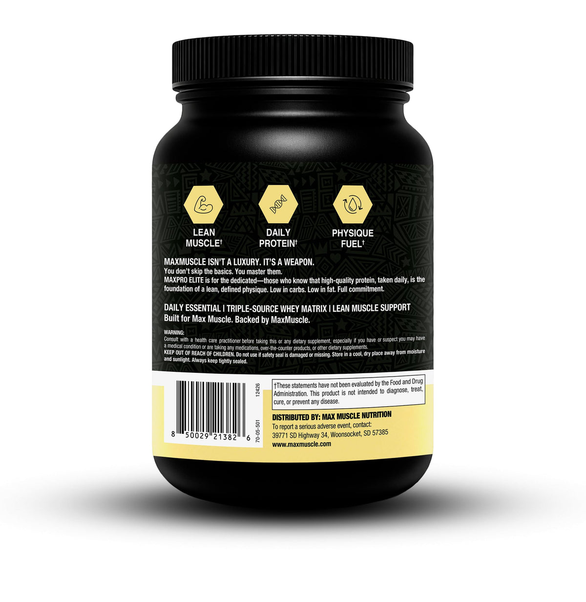 Max Muscle Maxpro Elite Premium Multi-Sourced Protein