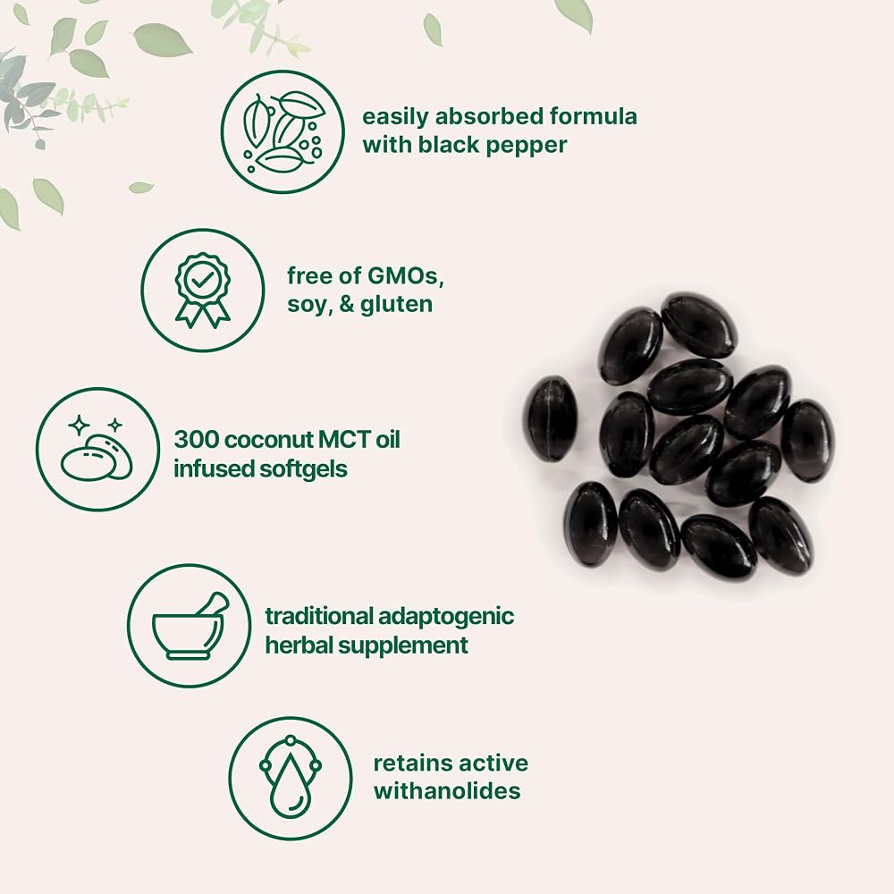 Micro Ingredients Ashwagandha Supplement with Black Pepper