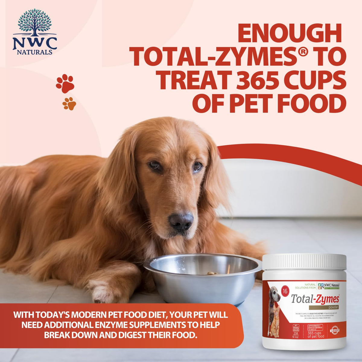 NWC Naturals Total-Zymes Digestive Enzymes for Dogs and Cats - 8 oz - image 4