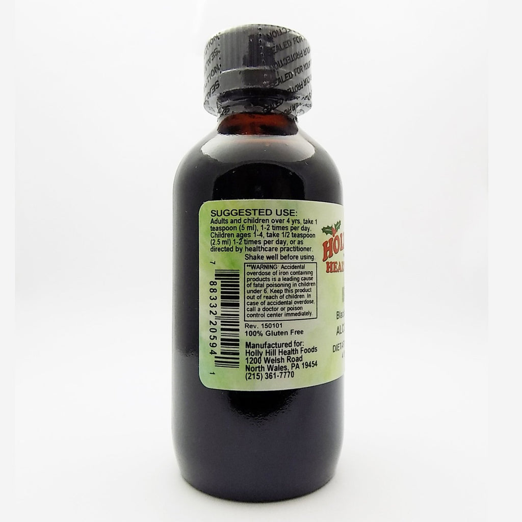Holly Hill Health Foods Iron Supplement BlackBerry Vanilla - 4 Fl Oz - image 3