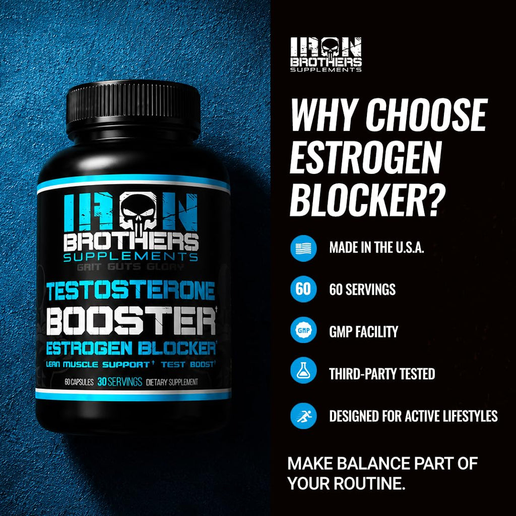 Iron Brothers Men’s Testosterone Support Supplement