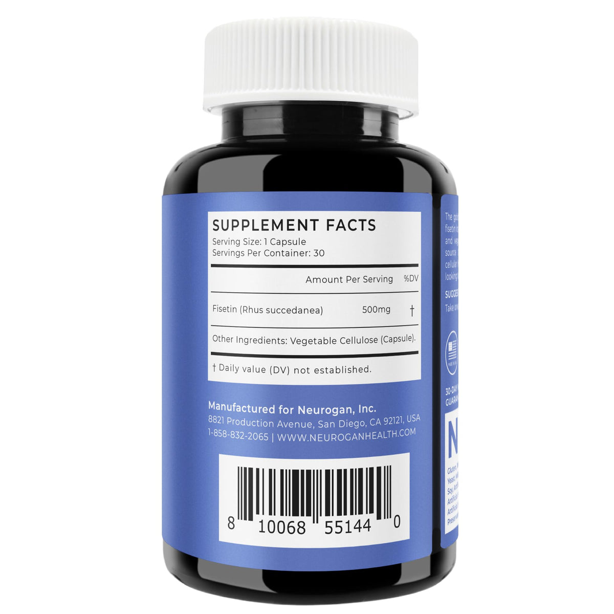 Neurogan Fisetin 500mg Senolytic Cellular Support - 30 Capsules - image 2