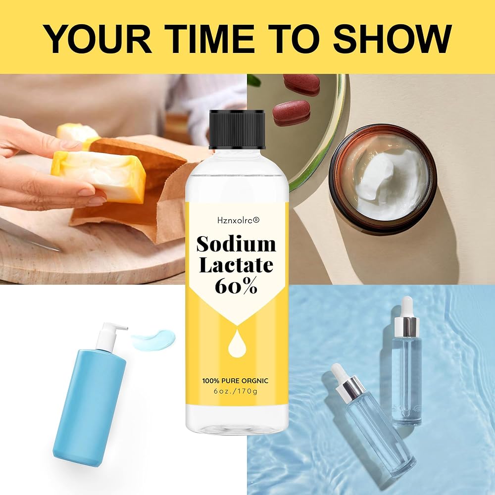 Hznxolrc Sodium Lactate Liquid for Soap Making - 6 oz - image 5