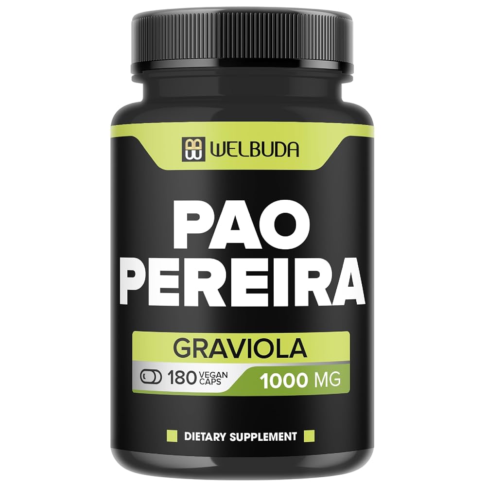 WELBUDA Pao Pereira & Graviola Immune Support - 180 Capsules