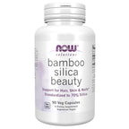 NOW Solutions Bamboo Silica Beauty Hair, Skin & Nails - 90 Vegetarian Capsules