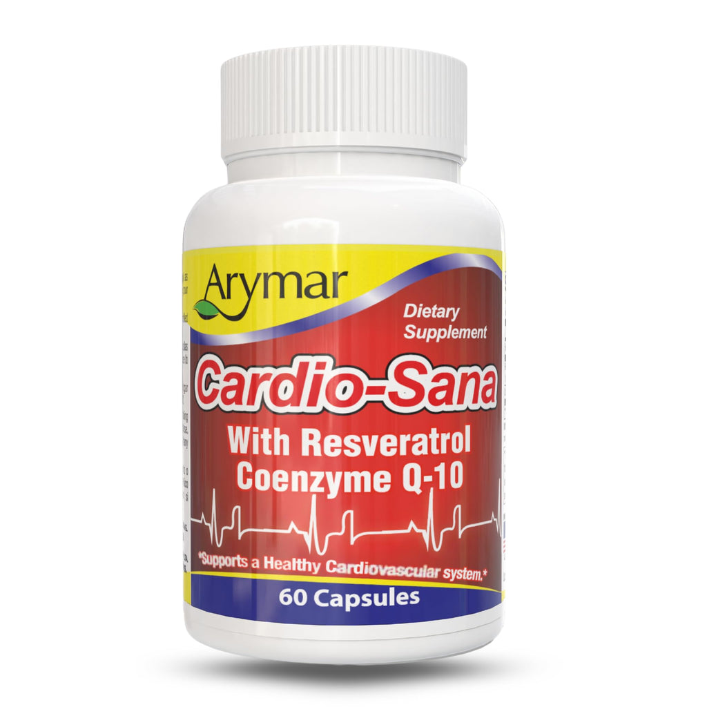 Arymar Cardio-Sana Co-Enzyme Q-10 & Resveratrol - 60 Capsules