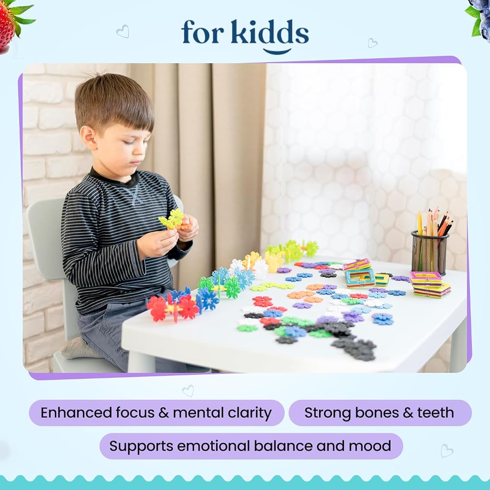 ZettoA Daily Multivitamins for Kids Ages 2+ Berry Gummies - 30 Count - image 4