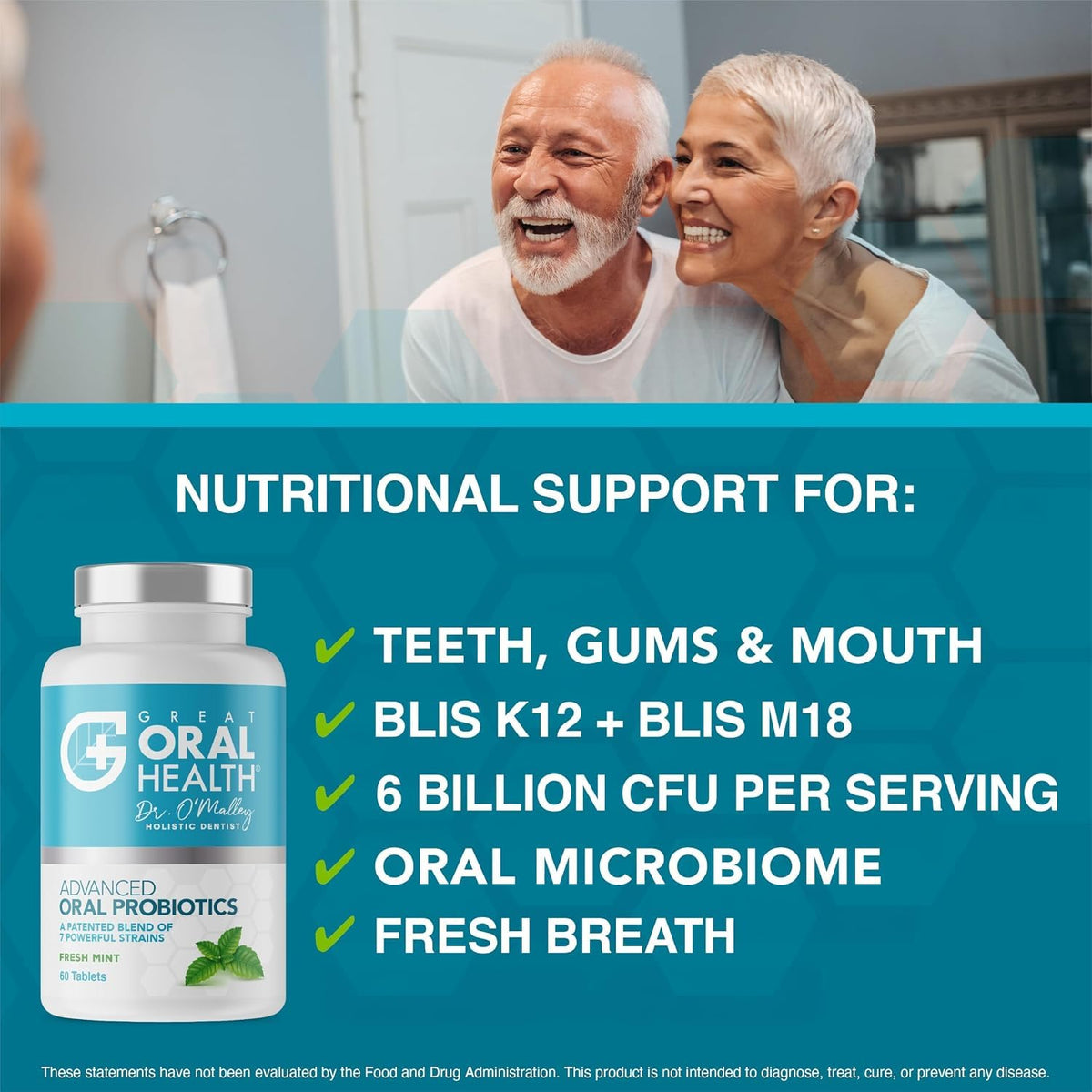 Great Oral Health Oral Probiotics for Mouth Bad Breath Treatment