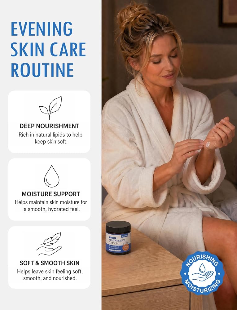 Wagomars Magnesium Cream - Natural Magnesium Lotion - Body Butter