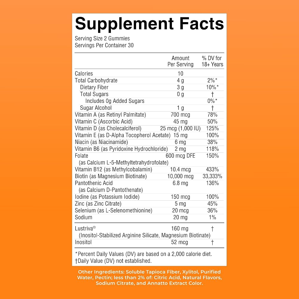 MaryRuth's Multivitamin + Hair Growth Gummies - 60 Count - image 8