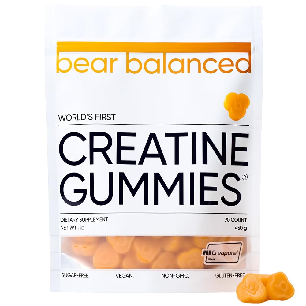 Bear Balanced Creatine Gummies for Men & Women - Creatine Monohydrate