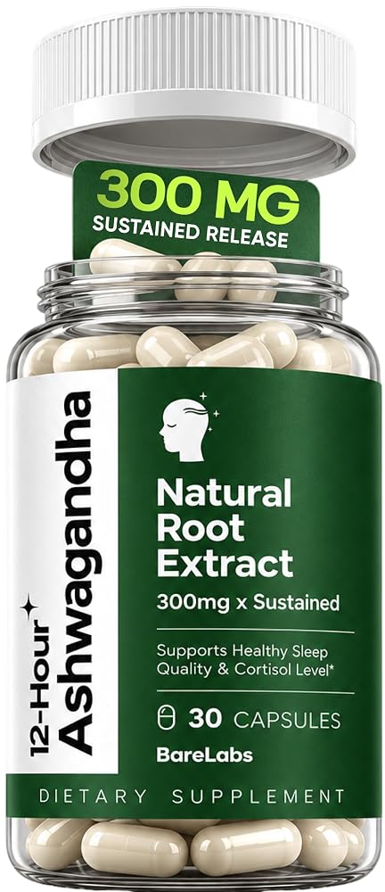 BareLabs Sustained Release Ashwagandha 300mg - 30 Capsules
