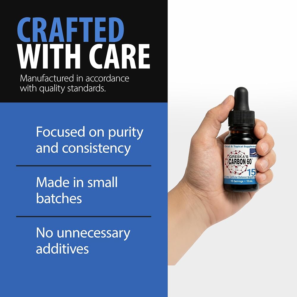 Greska's Carbon-60 Carbon 60 in Organic Sunflower Oil
