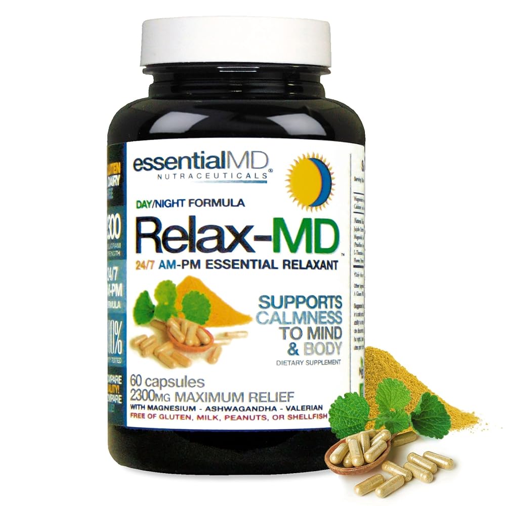 Essential MD Natural Relax Essentials Day/Night 24/7 - 60 Capsules
