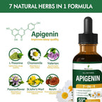 Selvaherb Apigenin Extract Drops, 7-in-1 Herbal Supplement.
