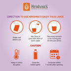 Krishna's Herbal & Ayurveda Giloy Tulsi Juice Immunity Booster - 1 L (Pack of 2) - image 5