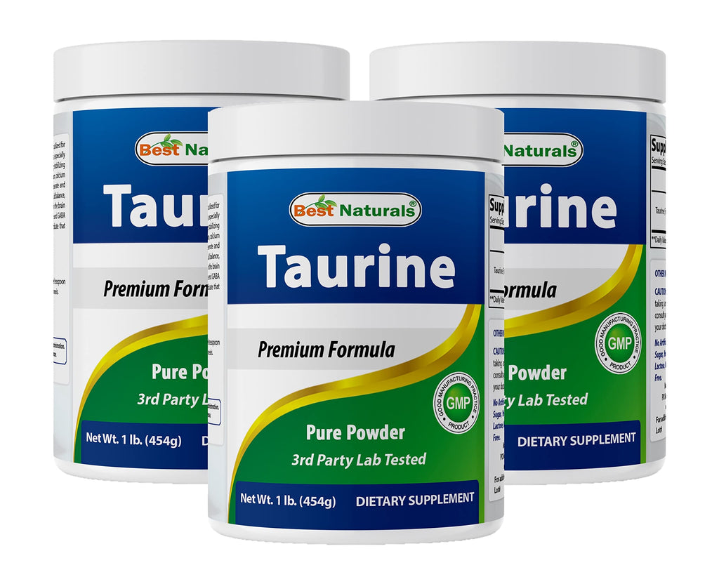 Best Naturals Taurine Powder 1000mg per Serving - 1 Lb