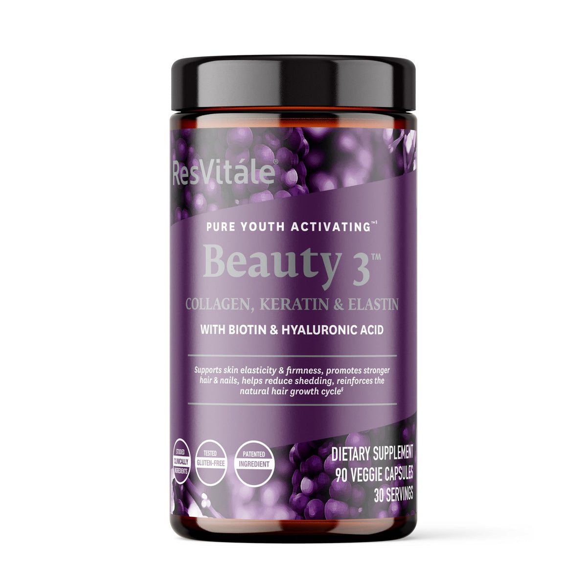 ResVitale Beauty 3 Skin Care Supplement - 90 Capsules
