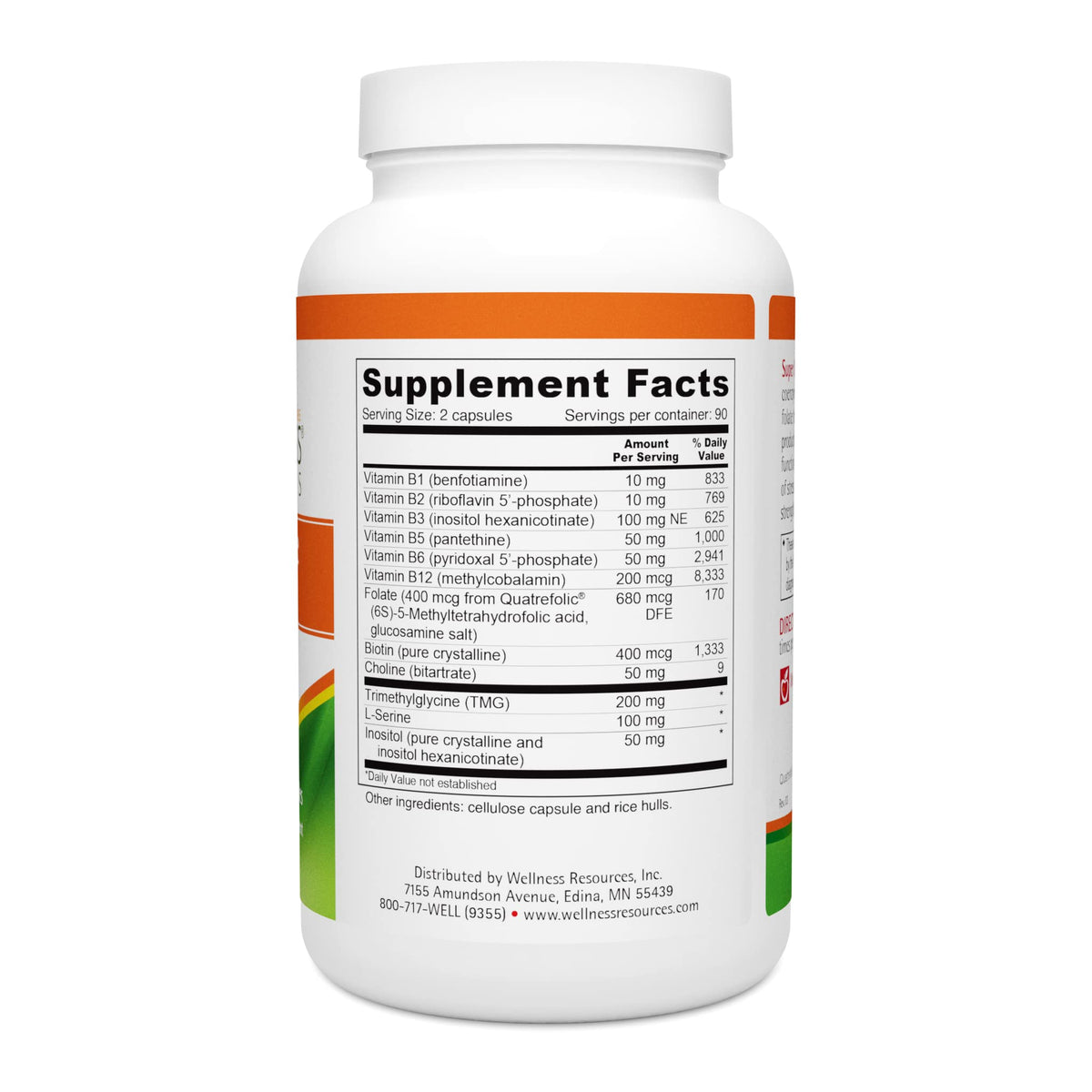 Wellness Resources Super Coenzyme B Complex - Fully Methylated B