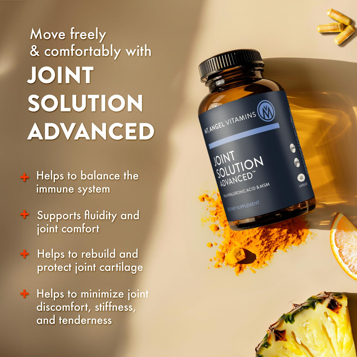 Mt. Angel Vitamins Joint Solution Advanced - 60 Capsules - image 5
