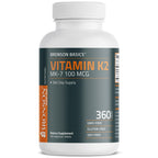 Bronson Bronson Basics Flavored Vitamin K2 Tablets Support Strong