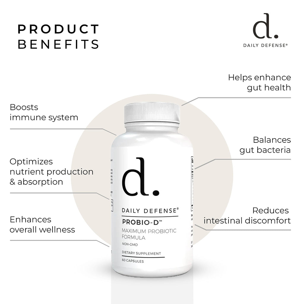 Daily Defense Probiotic Immune Support - 60 Capsules - image 5