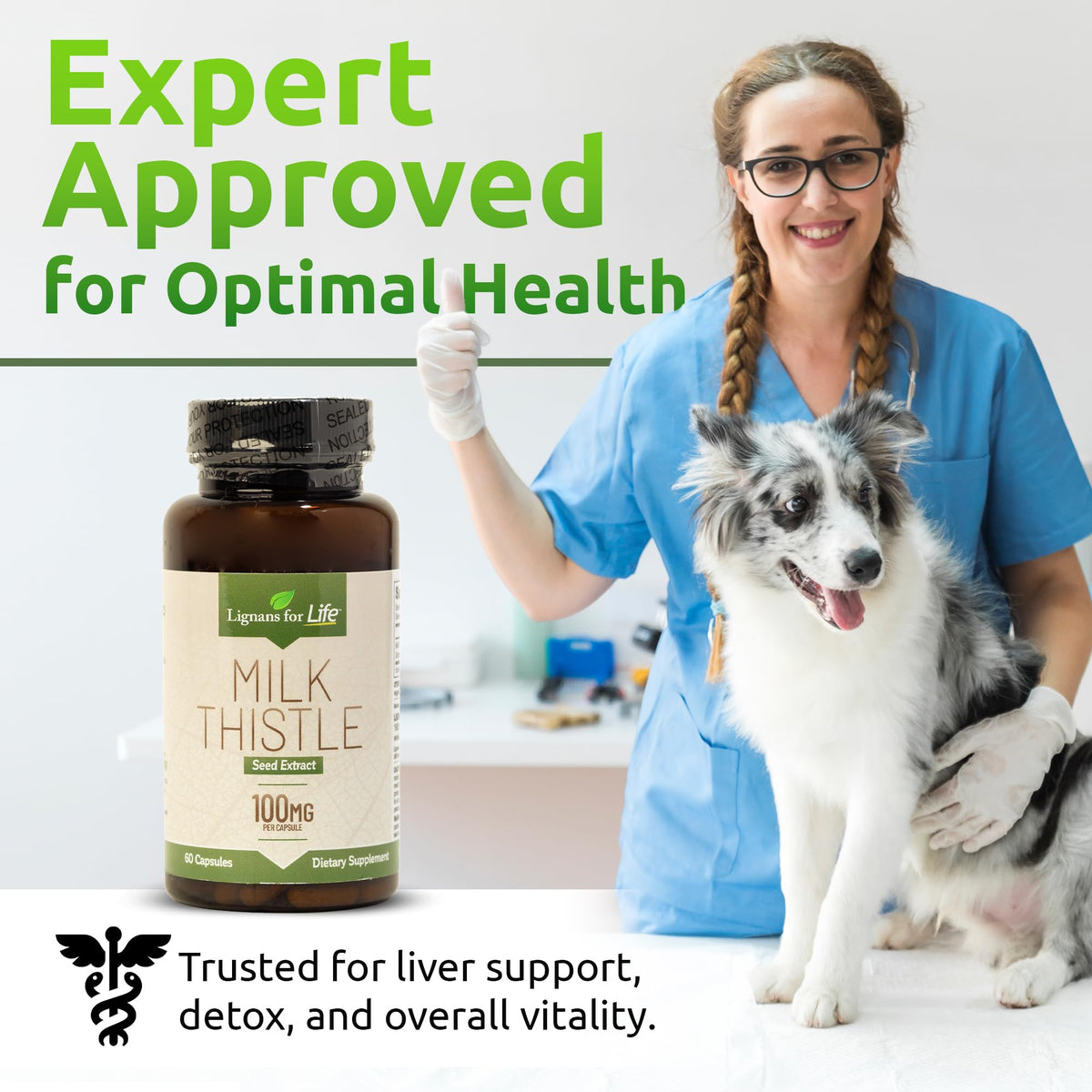 Lignans For Life Milk Thistle Seed Extract Liver Health - 60 Vegetarian Capsules - image 4