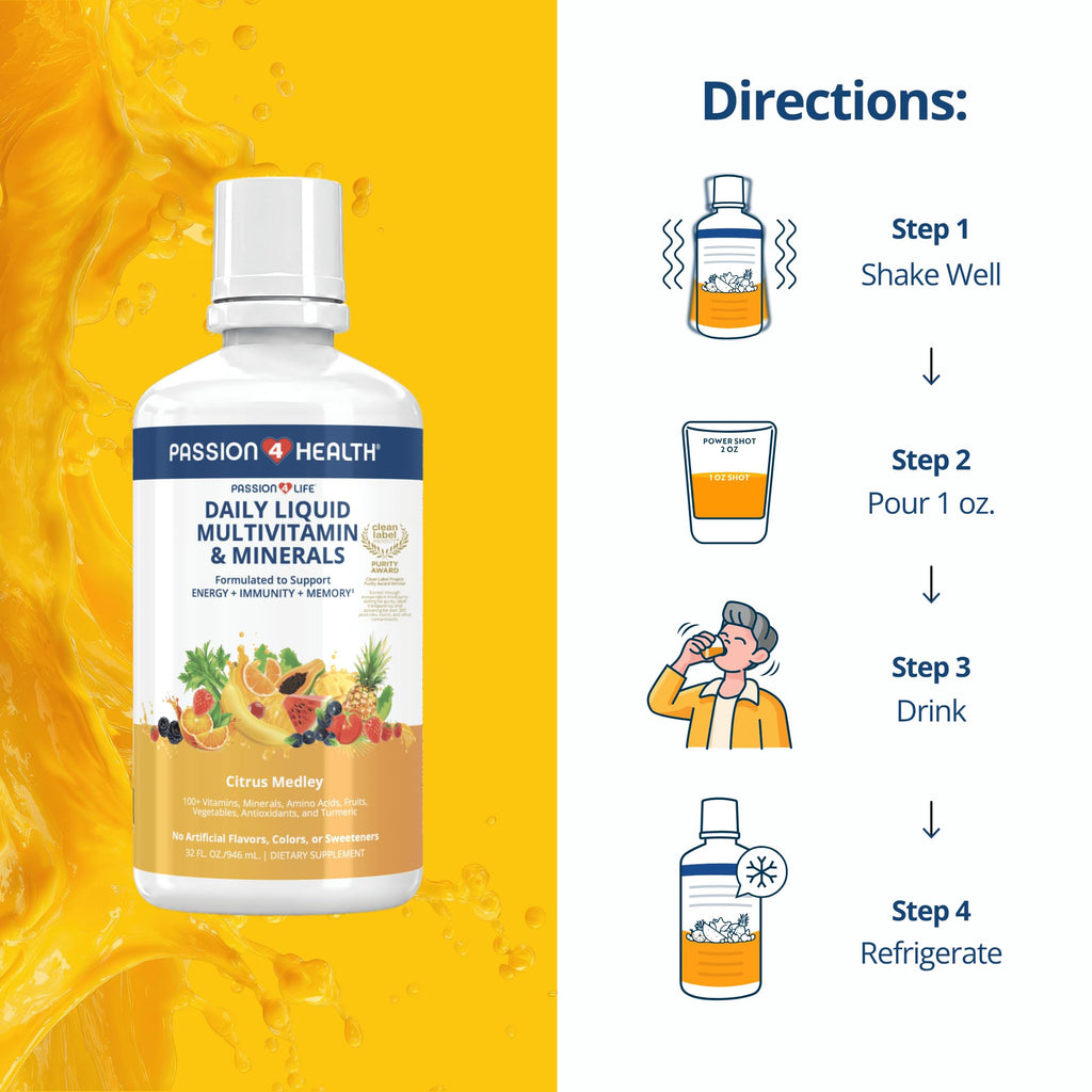 Passion 4 Life Daily Liquid Multivitamin - 32 Fl Oz - image 10