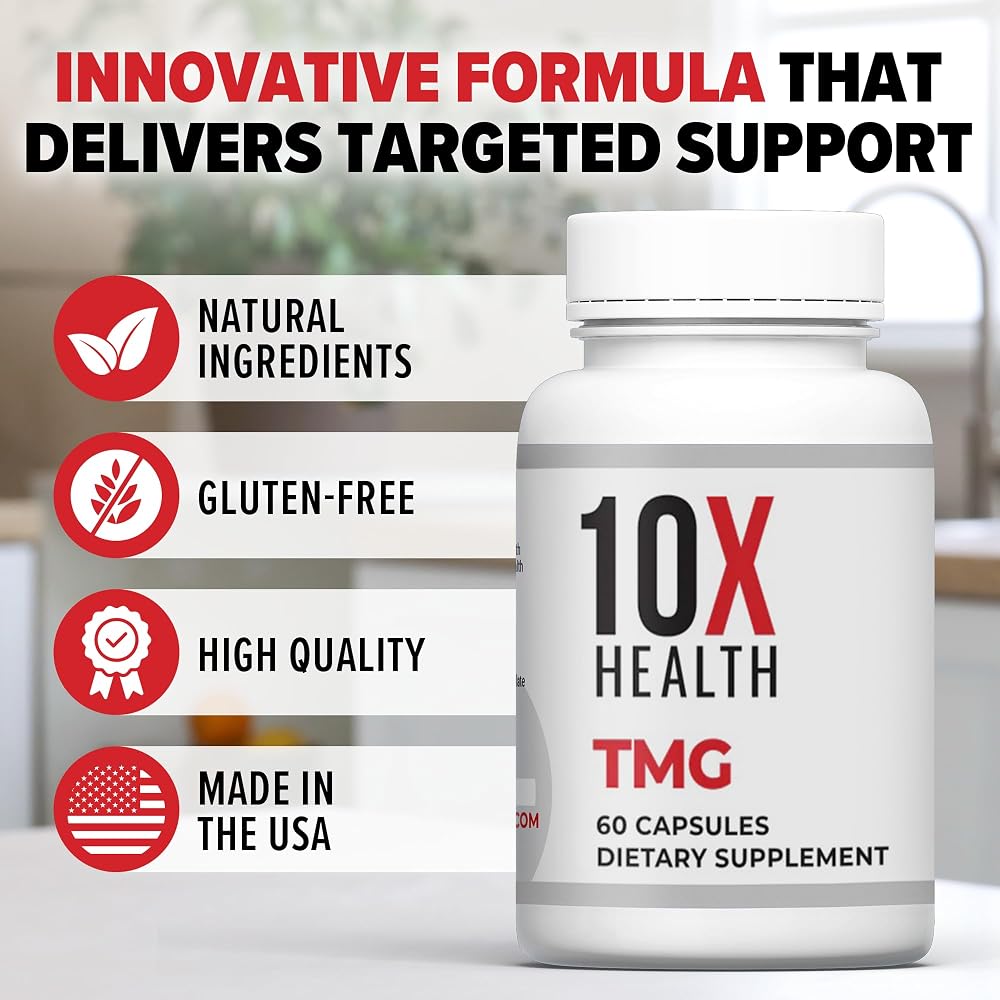 10X Health System TMG Supplement 1000mg - 60 Capsules - image 6